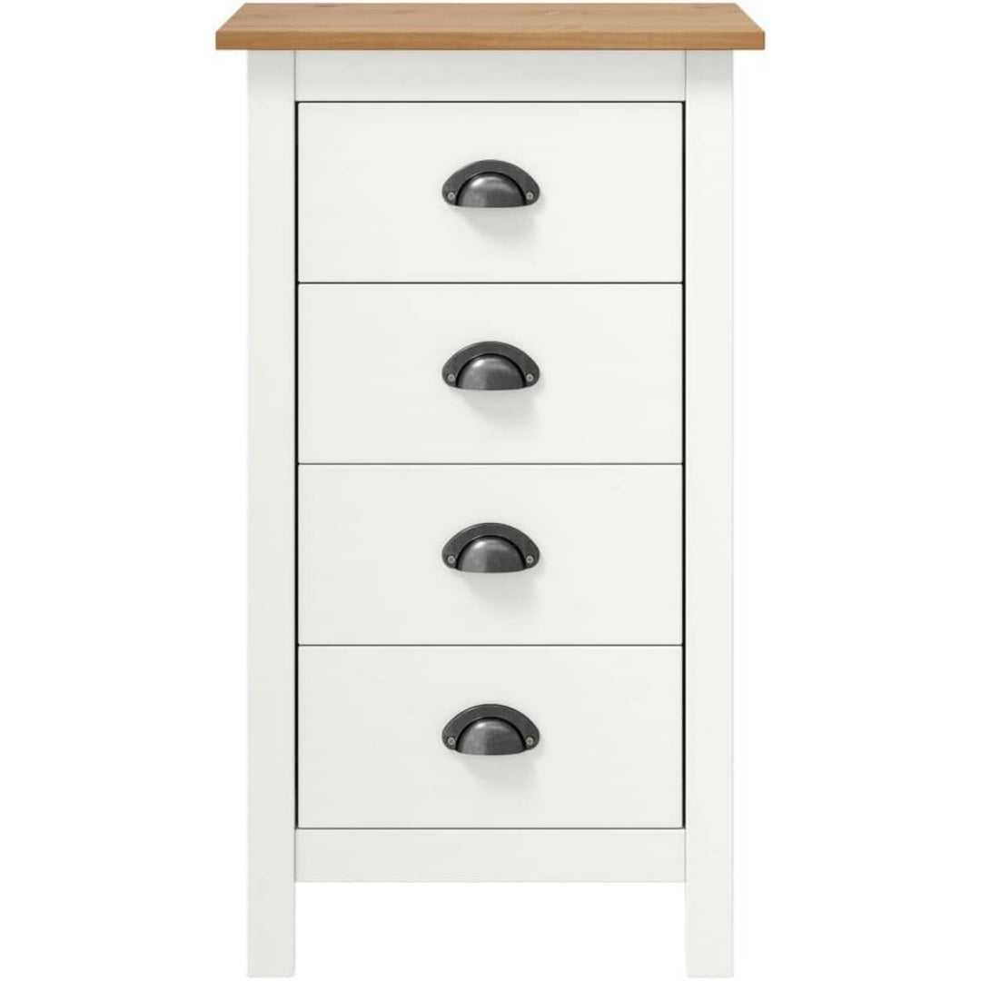 Buffet pratique a portes coulissantes en bois massif