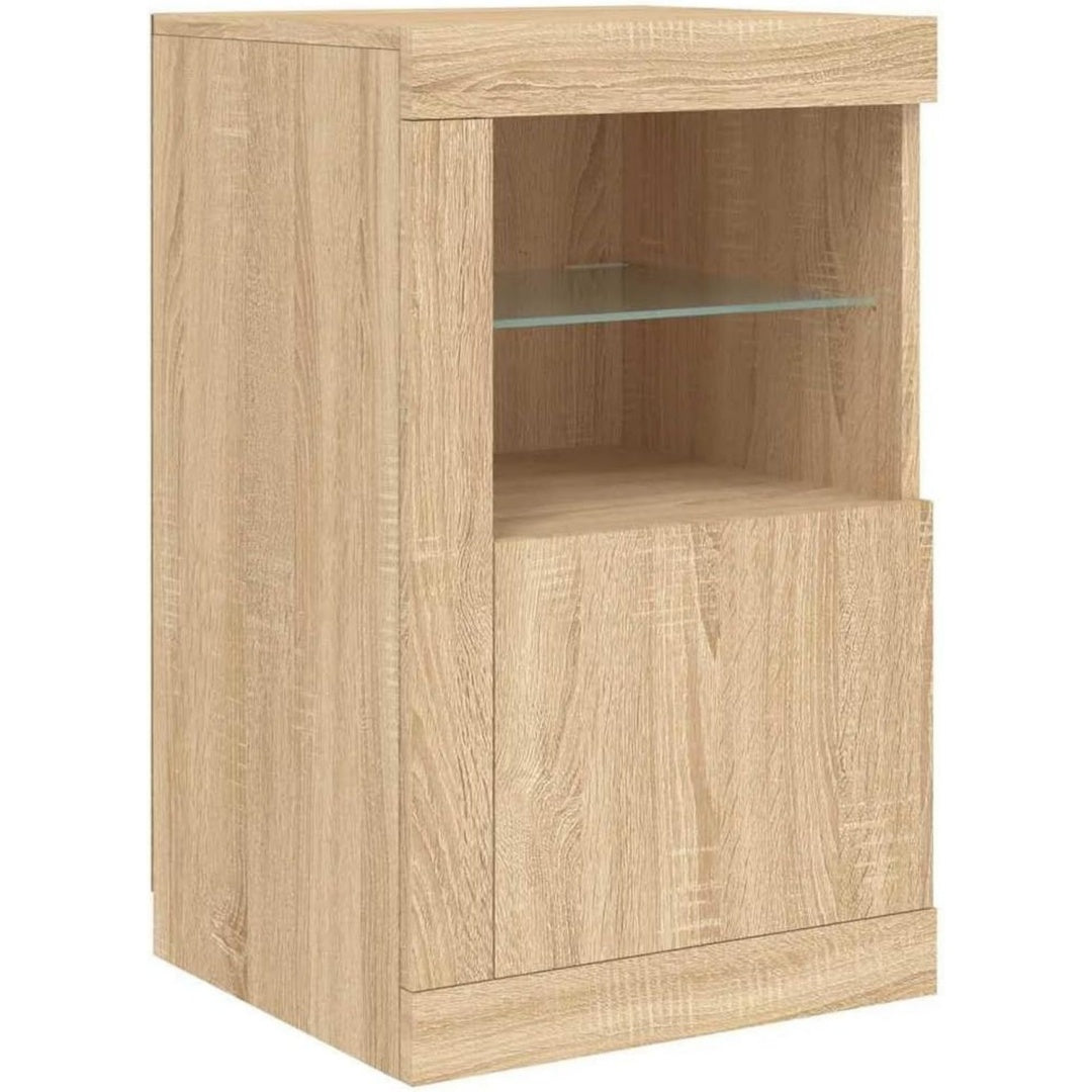 Buffet en chene et verre pour la cuisine