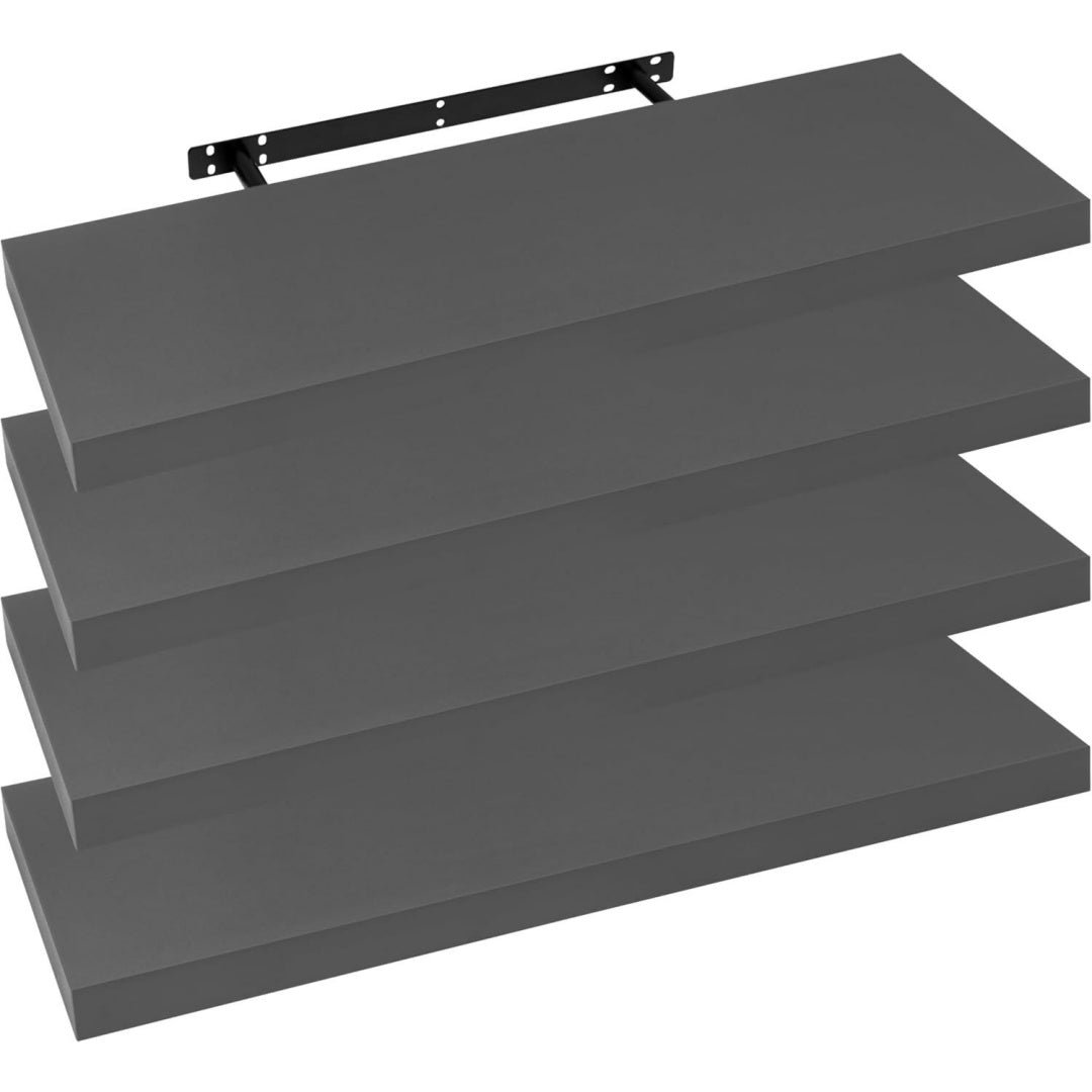 Tablette murale gris fonce pour cuisine