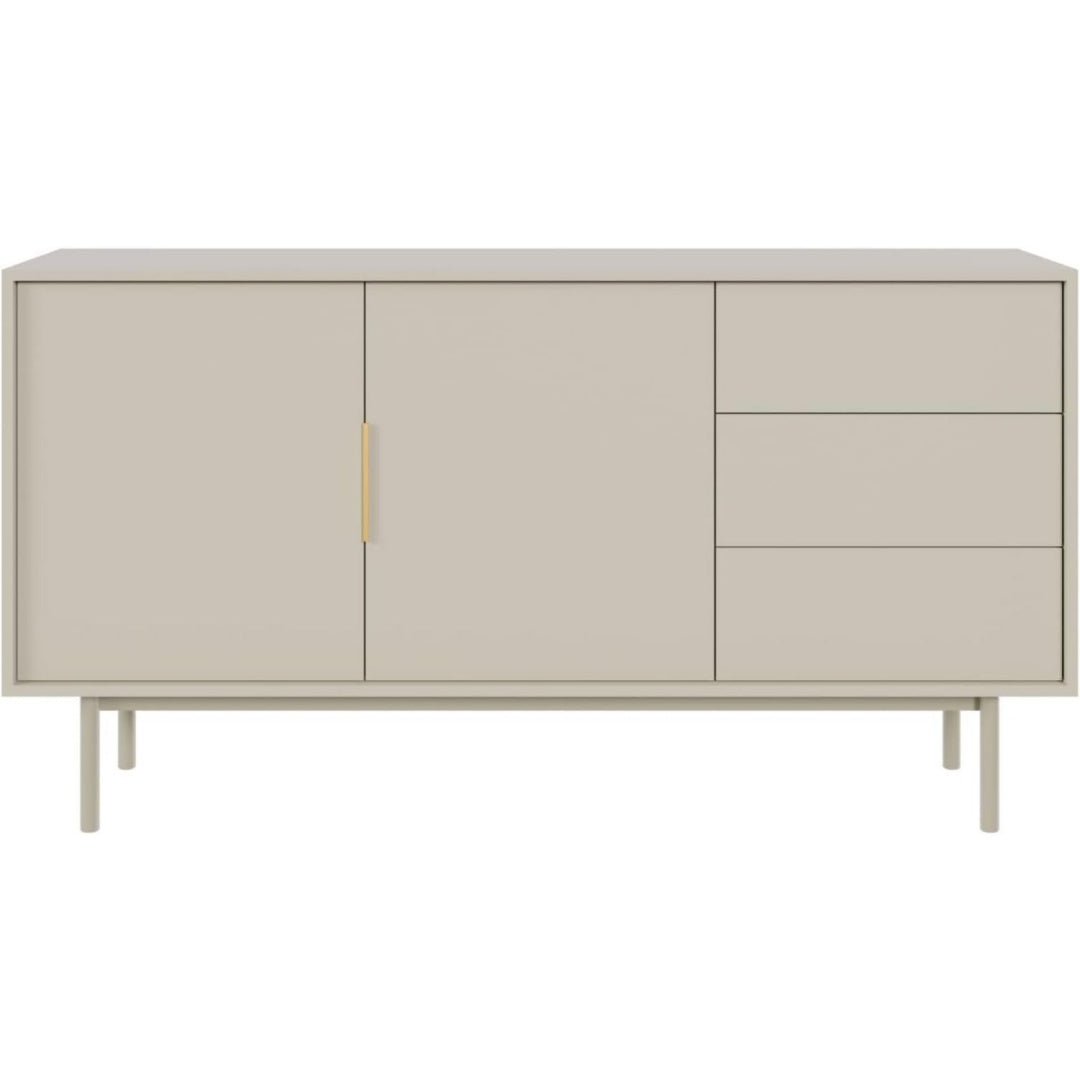 Creme commode structure en acier