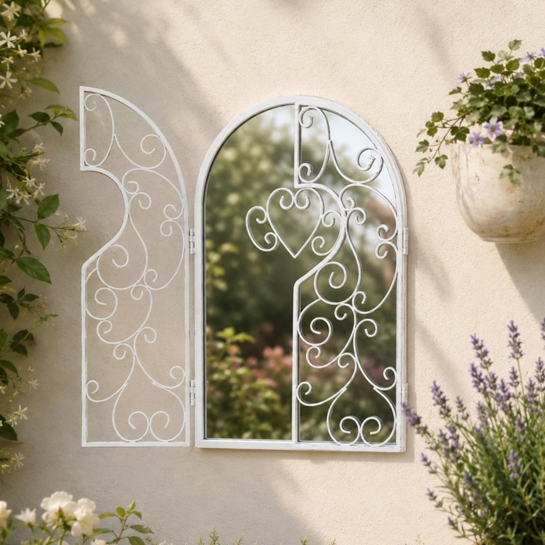 Original, miroir deco beige en bois
