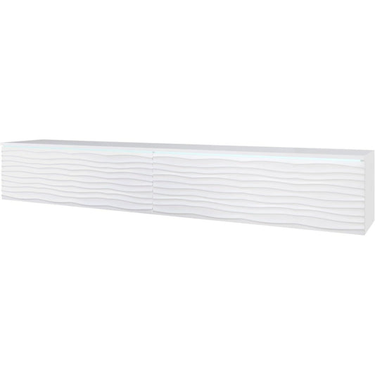 Intemporel meuble TV gris clair 180 x 33 x 30 cm