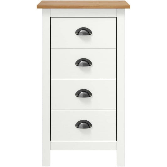 Buffet pratique a portes coulissantes en bois massif