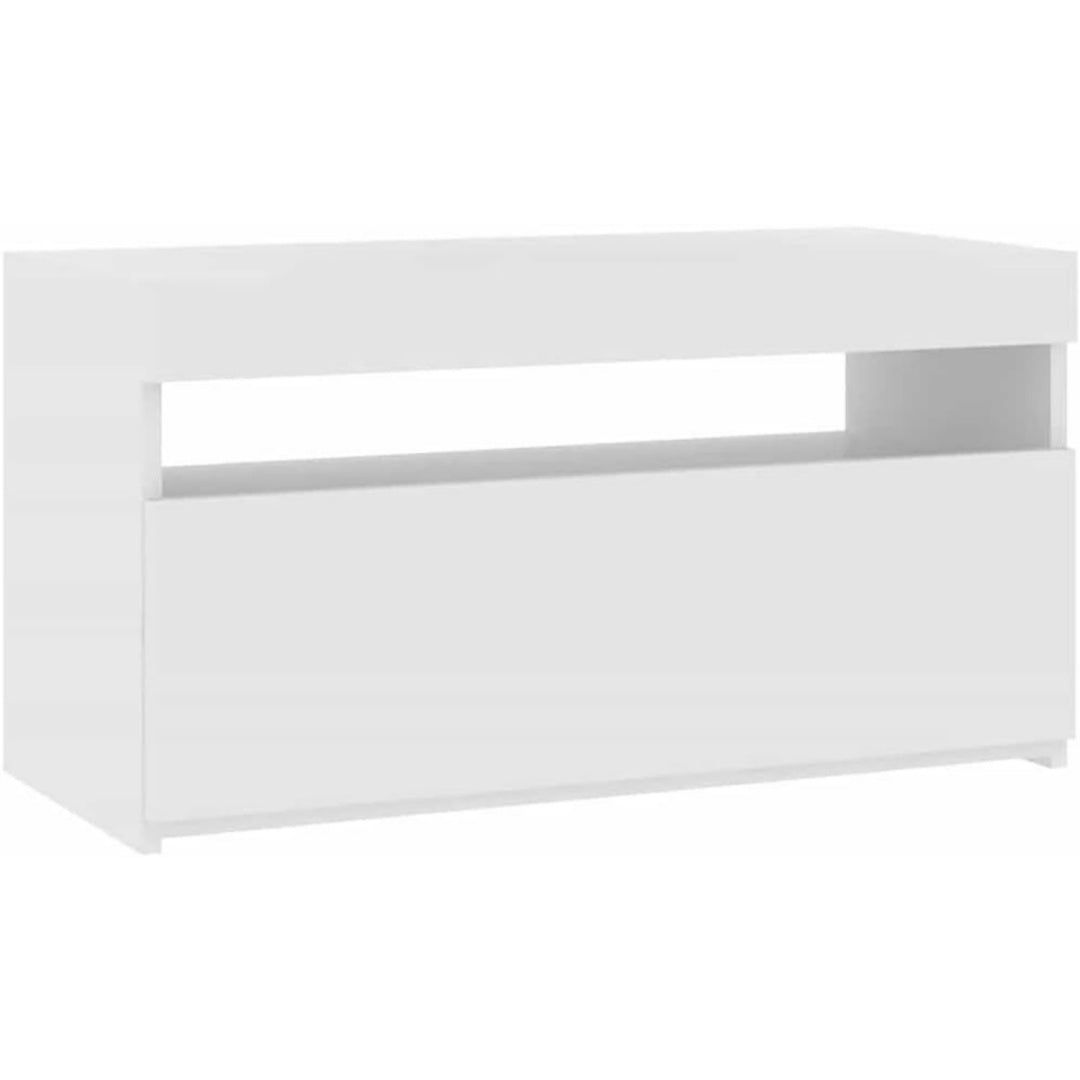 Meuble TV gris clair authentique elegant 75 x 35 x 40 cm