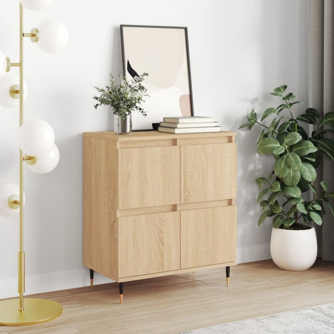 Buffet haut contemporain en chene