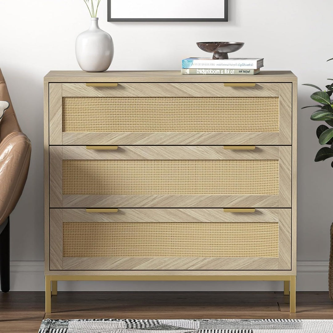 Armoire de rangement boheme beige