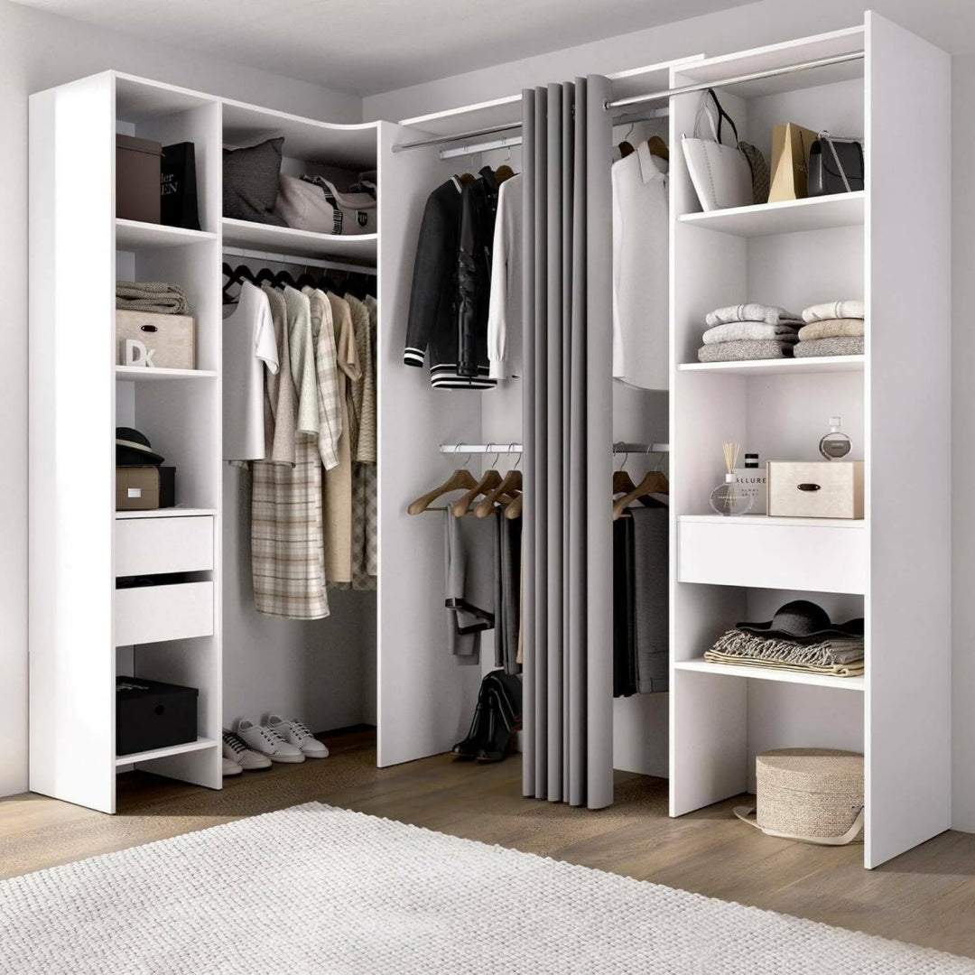 Armoire 214 x 141 x 205 cm en metal solide