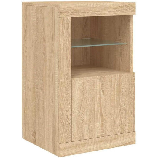 Buffet en chene et verre pour la cuisine