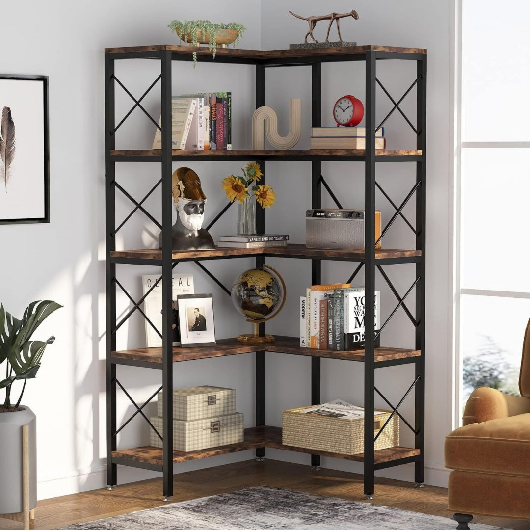 Grande bibliotheque en metal