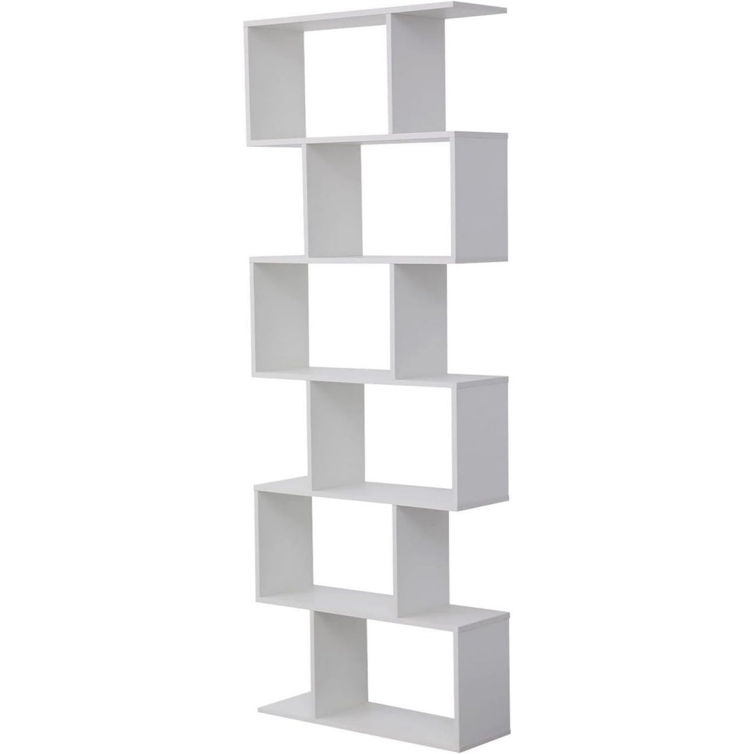 Bibliotheque de style moderne avec 6 etageres