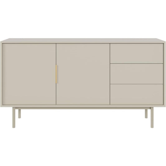 Creme commode structure en acier