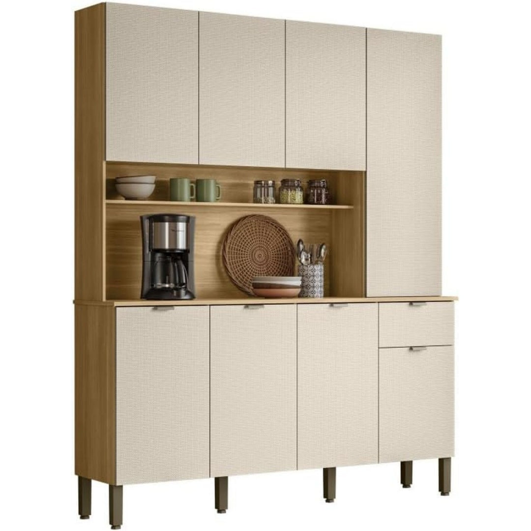 Buffet creme pour cuisine 161 x 200 x 38.8 cm